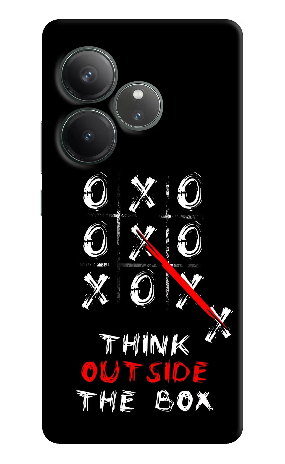 Think out of the BOX Realme GT 6 Hard Case Back Cover by Casekaro