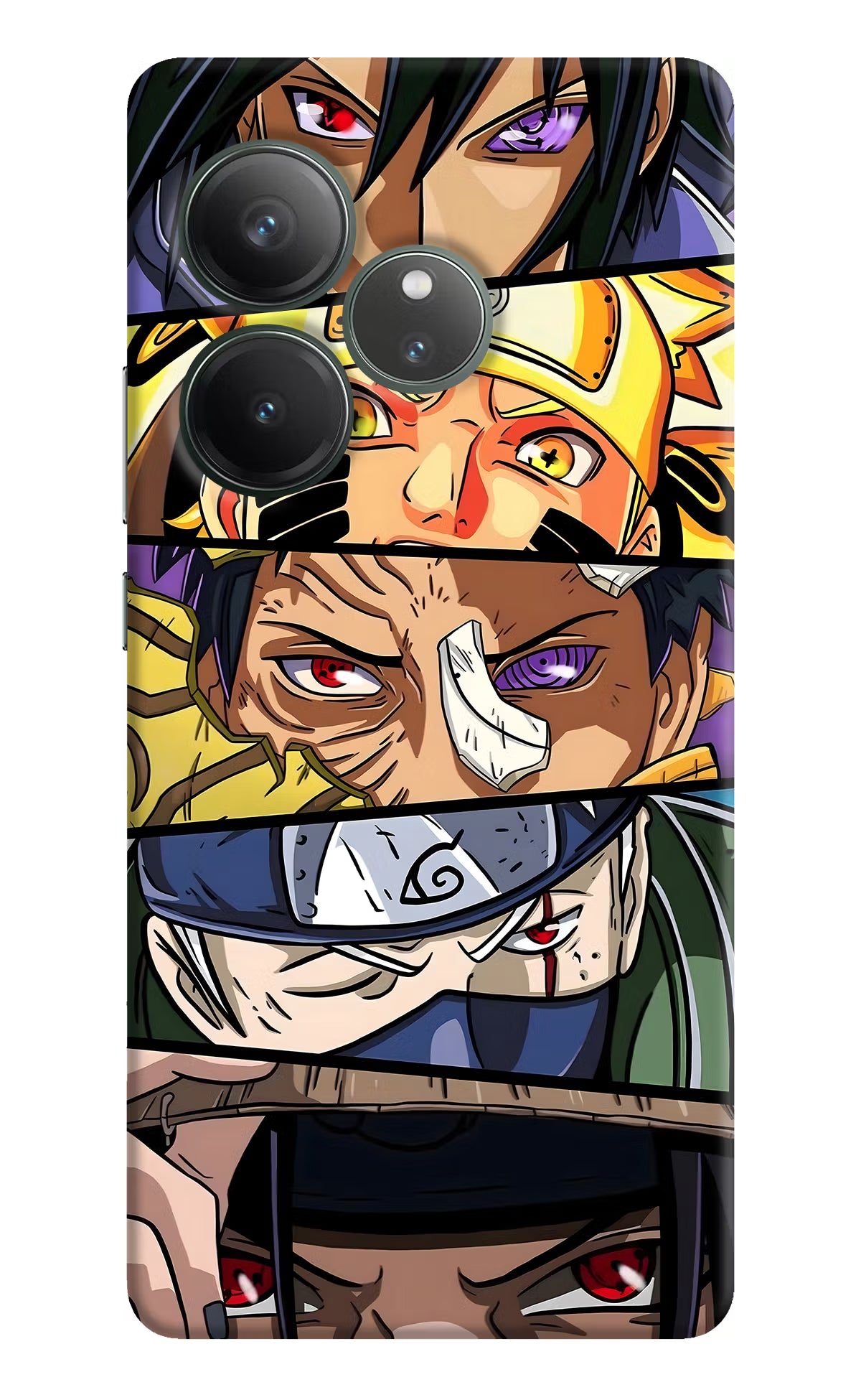 Naruto Character Realme GT 6 Hard Case Back Cover by Casekaro