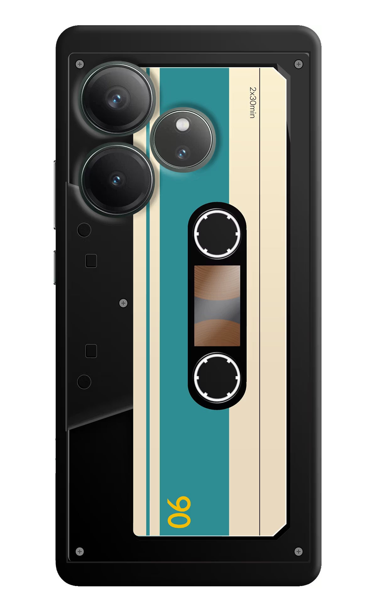 Cassette Realme GT 6 Hard Case Back Cover by Casekaro
