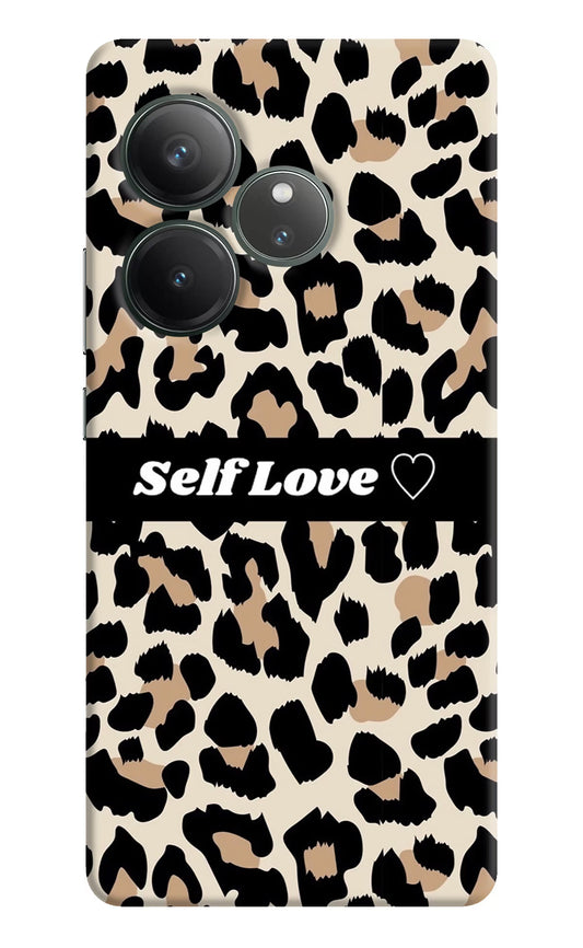 Leopard Print Self Love Realme GT 6 Hard Case Back Cover by Casekaro