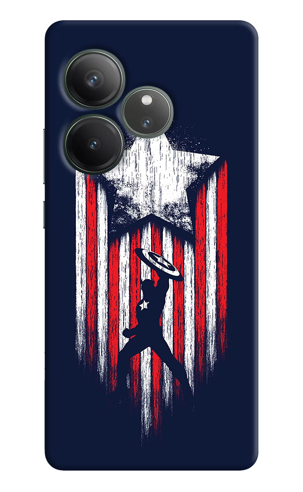 Captain America Marvel Art Realme GT 6 Hard Case Back Cover by Casekaro