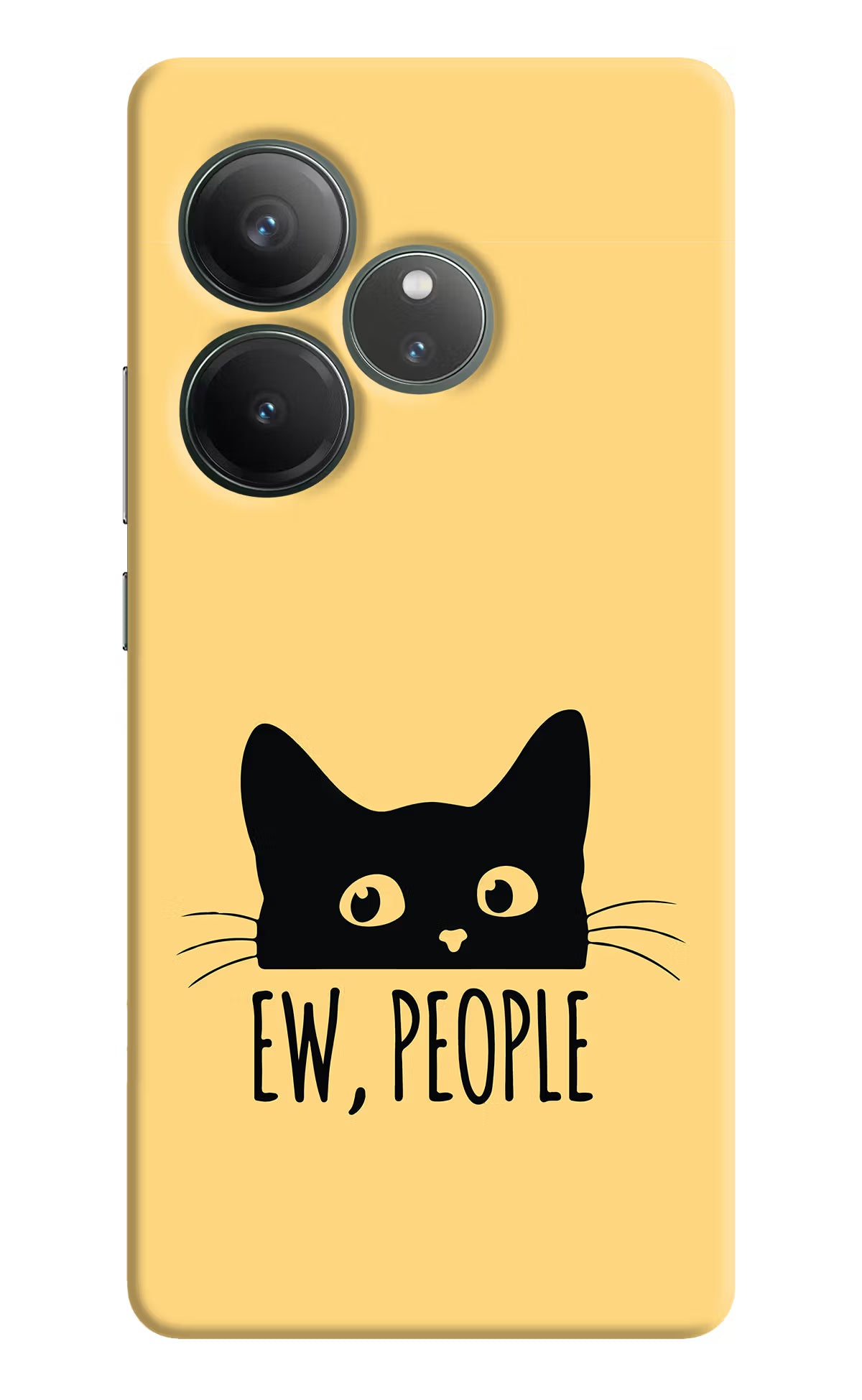Ew People Catitude Realme GT 6 Hard Case Back Cover by Casekaro