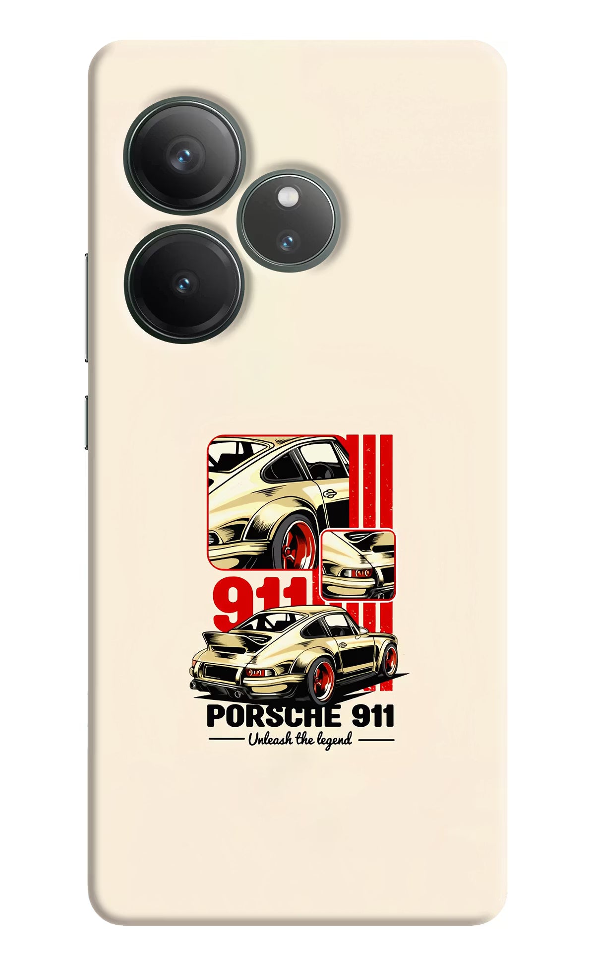 Classic Porsche 911 Realme GT 6 Hard Case Back Cover by Casekaro