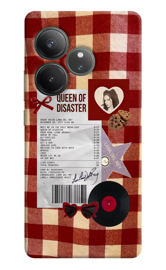 Queen of Disaster Realme GT 6 Hard Case Back Cover by Casekaro