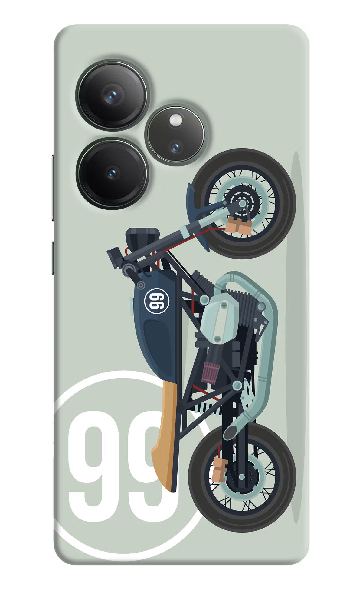 Classic Cafe Racer 99 Realme GT 6 Hard Case Back Cover by Casekaro