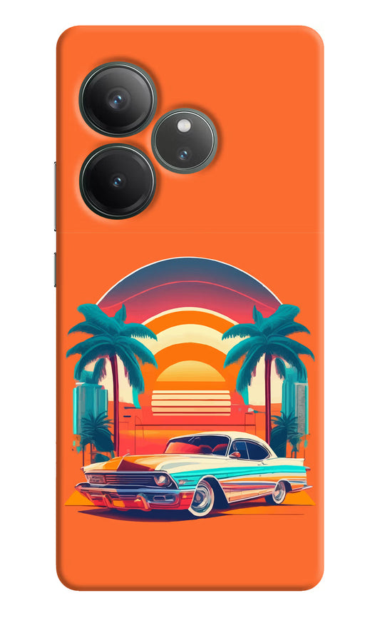 Palm Drive 80s Realme GT 6 Hard Case Back Cover by Casekaro