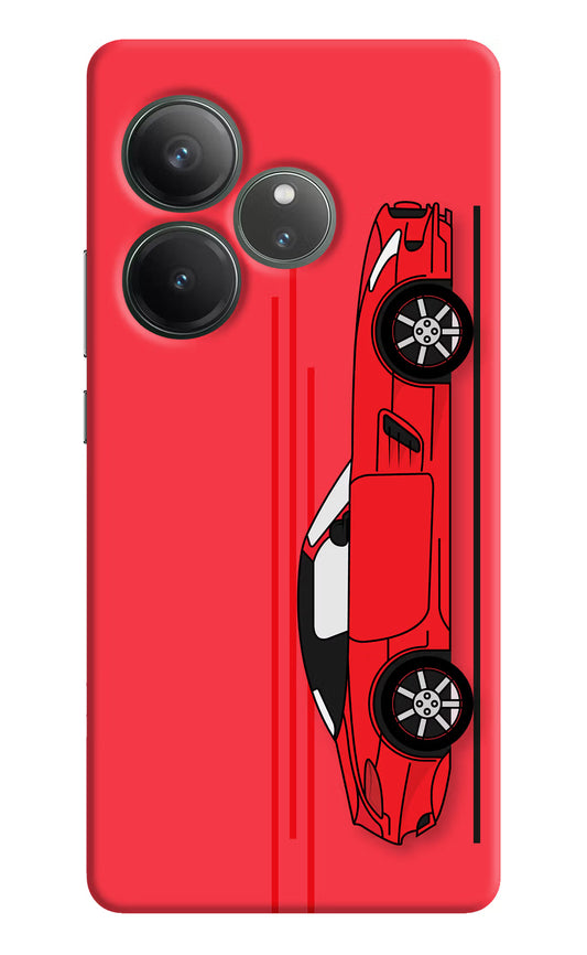 Red Velocity Realme GT 6 Hard Case Back Cover by Casekaro