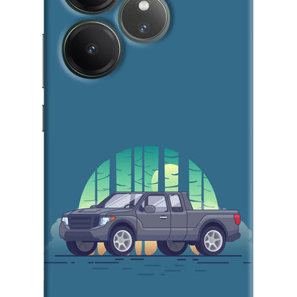 Retro Garage Vibe Realme GT 6 Hard Case Back Cover by Casekaro