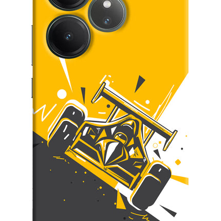 Track King Realme GT 6 Hard Case Back Cover by Casekaro