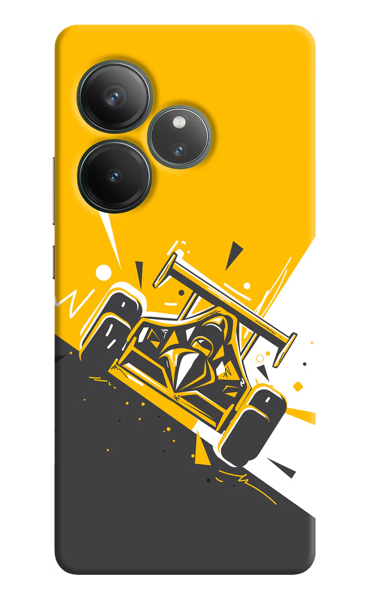 Track King Realme GT 6 Hard Case Back Cover by Casekaro
