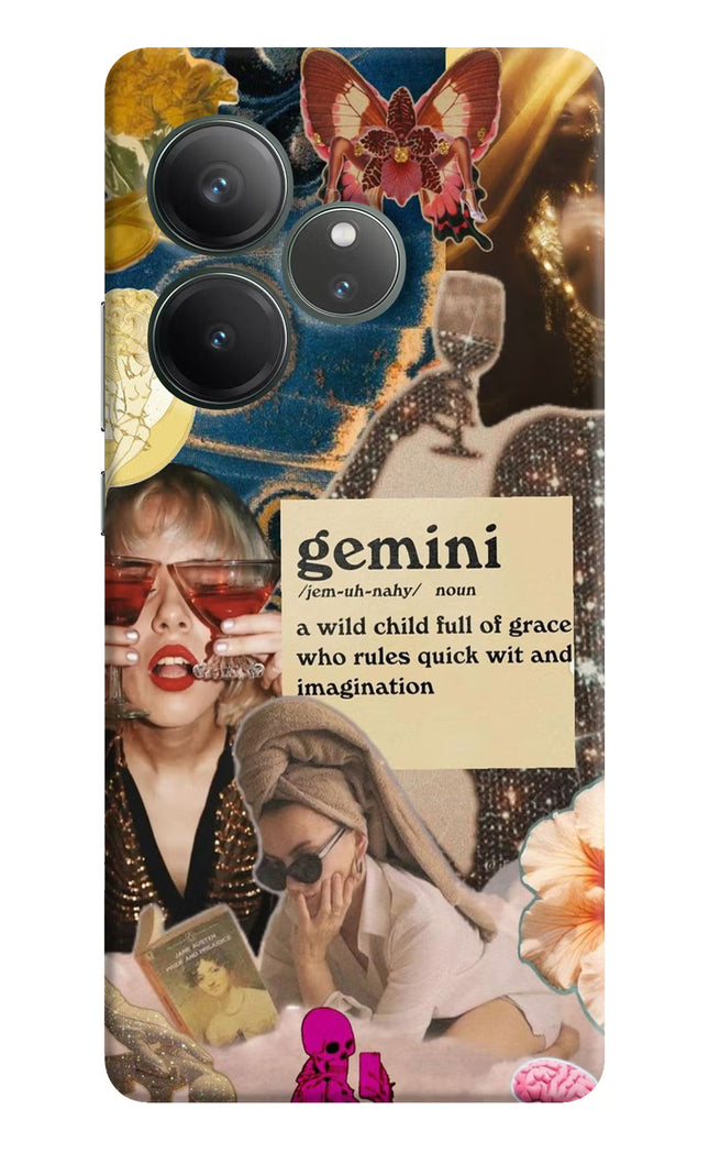 Gemini Zodiac Realme GT 6 Hard Case Back Cover by Casekaro