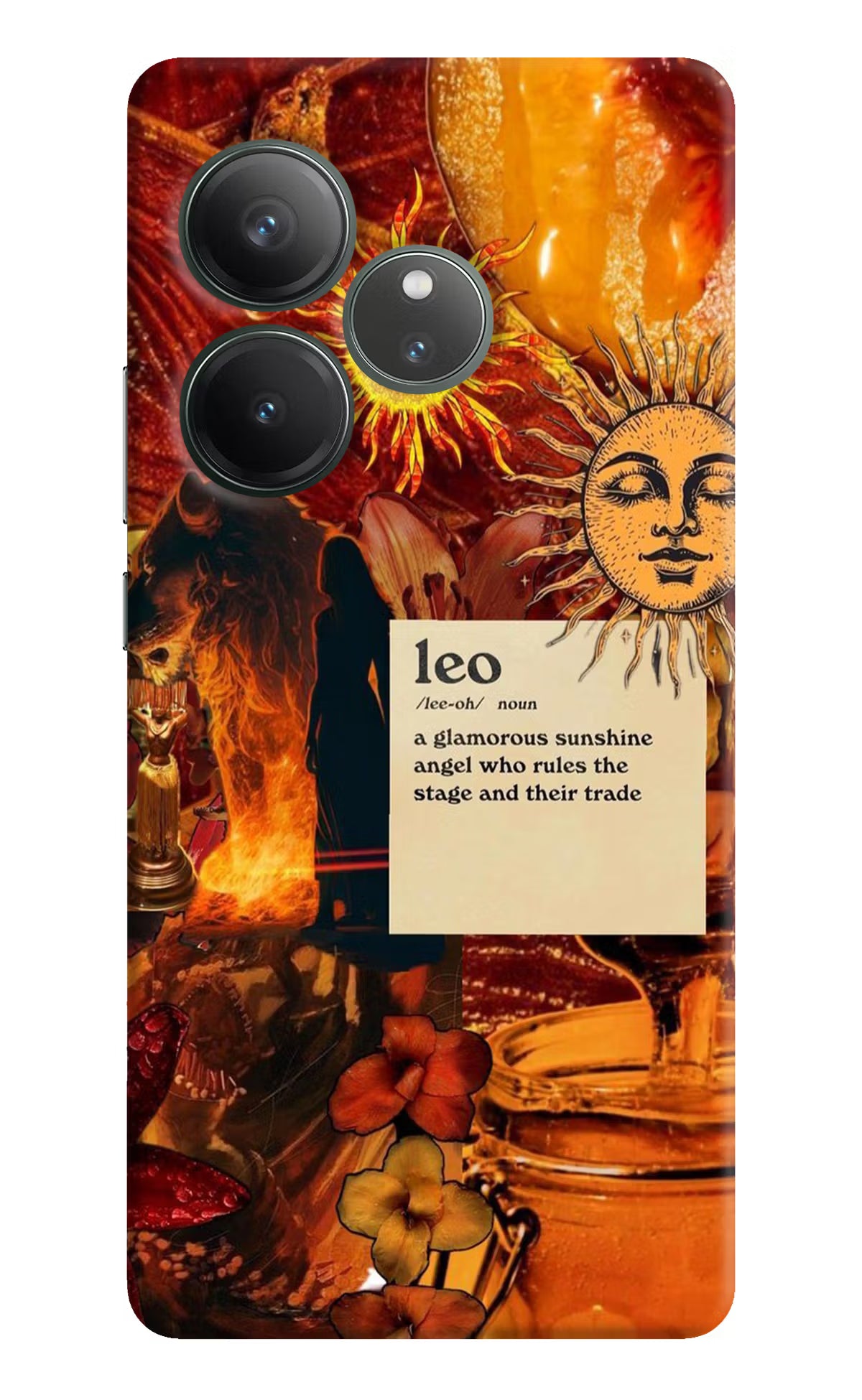 Leo Zodiac Realme GT 6 Hard Case Back Cover by Casekaro