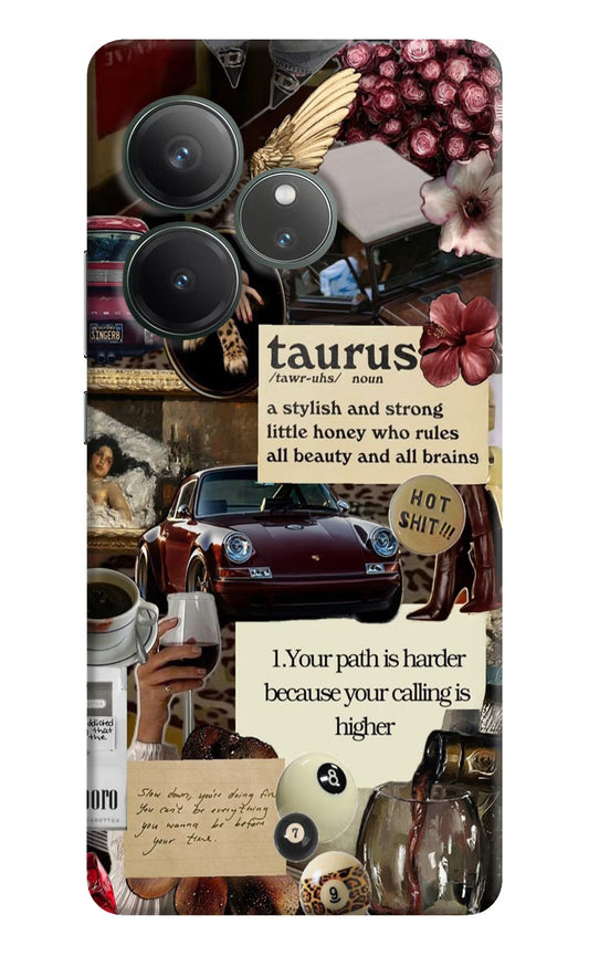 Taurus Zodiac Realme GT 6 Hard Case Back Cover by Casekaro