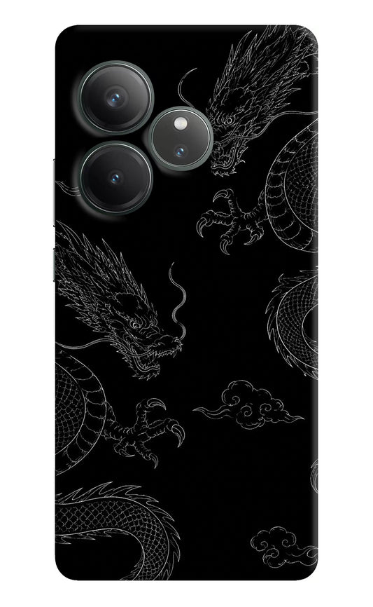 Twin Dragons Realme GT 6 Hard Case Back Cover by Casekaro