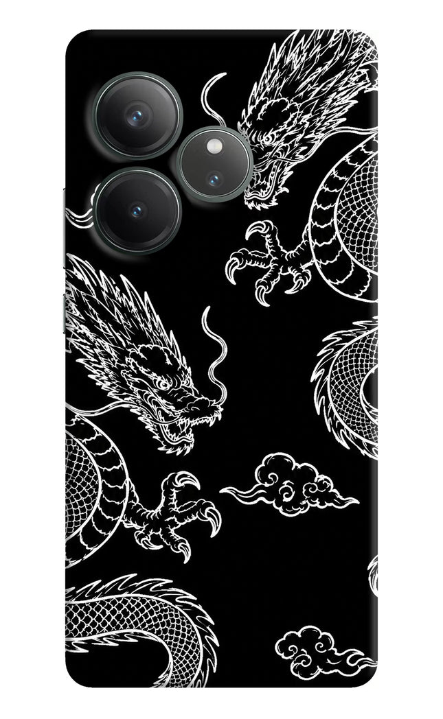 Twin Dragons Realme GT 6 Hard Case Back Cover by Casekaro