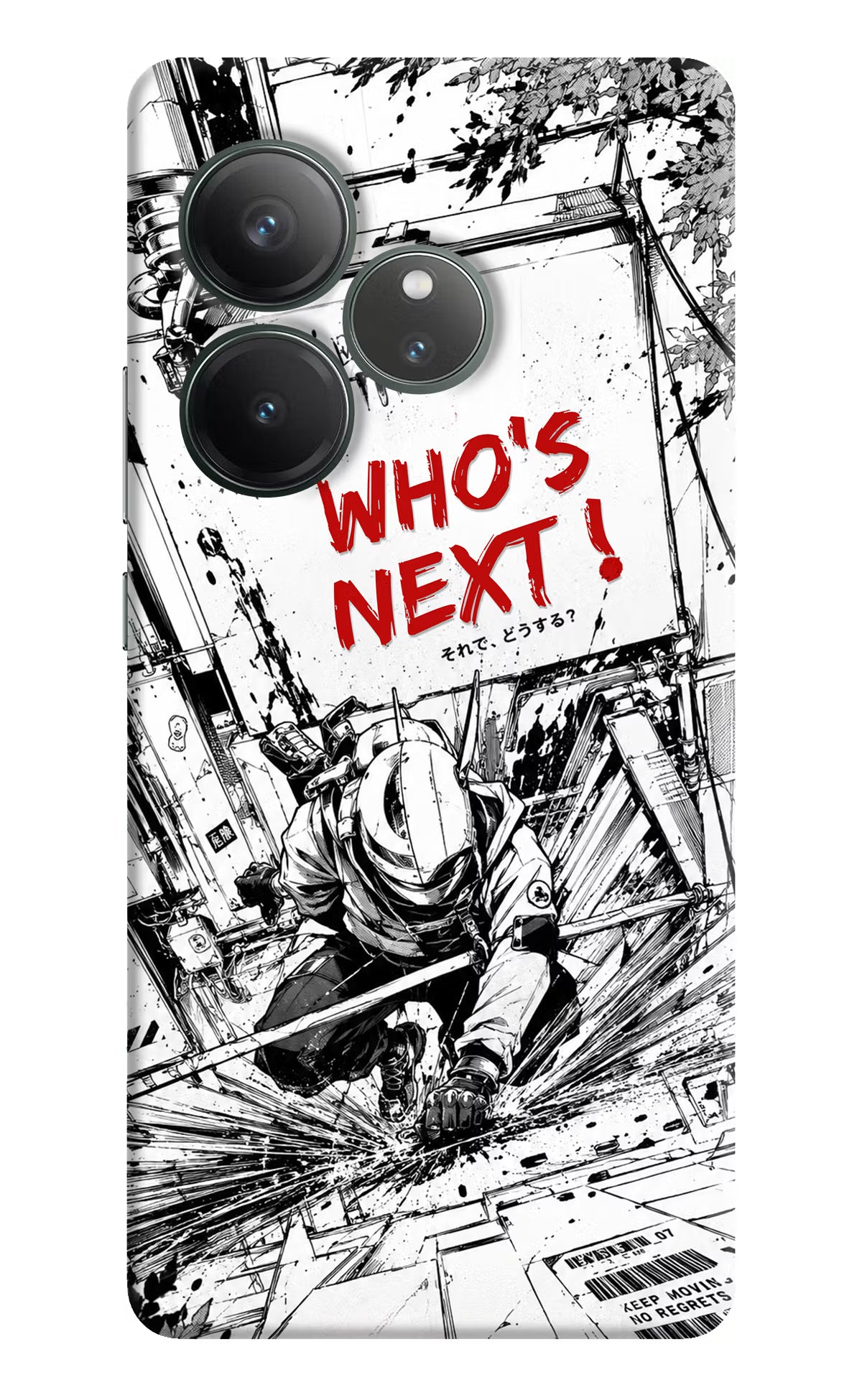 Who's Next Realme GT 6 Hard Case Back Cover by Casekaro