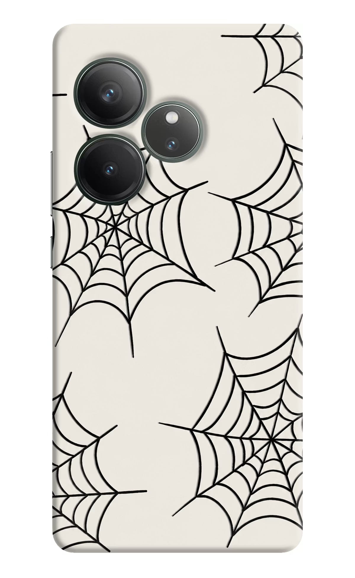 Spider Web Realme GT 6 Hard Case Back Cover by Casekaro