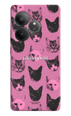 Pink Cats Realme GT 6 Hard Case Back Cover by Casekaro