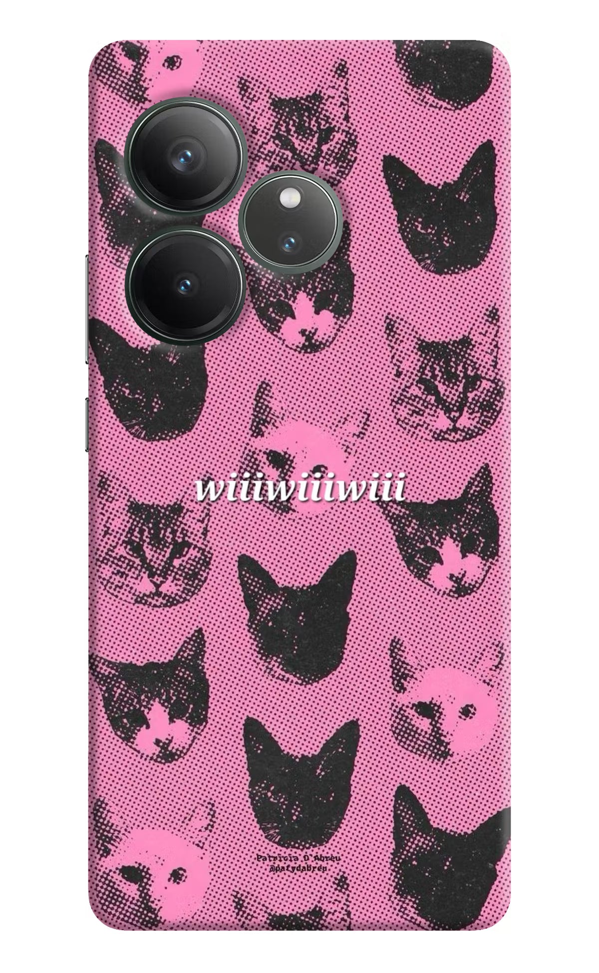 Pink Cats Realme GT 6 Back Cover