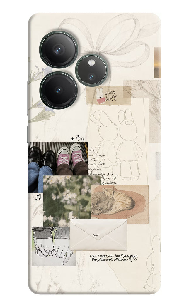 Soft Aesthetic Realme GT 6 Hard Case Back Cover by Casekaro