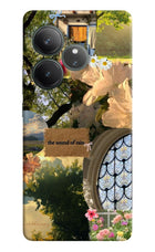 Rain Realme GT 6 Hard Case Back Cover by Casekaro