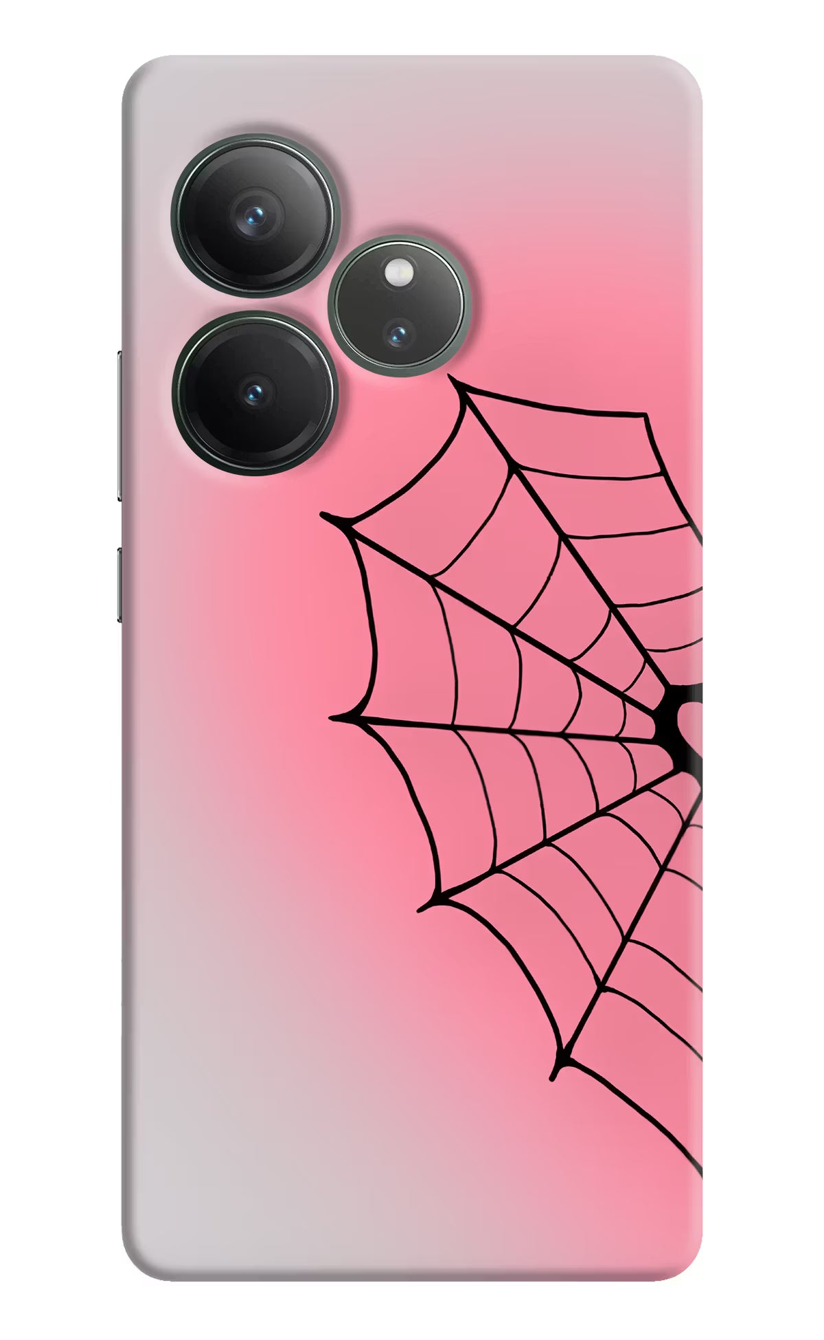 Pink Web Realme GT 6 Back Cover
