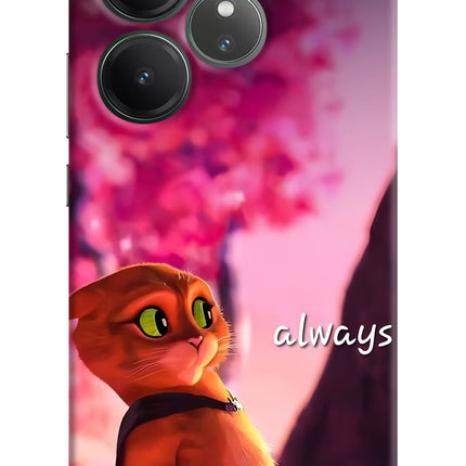 Always Cat Realme GT 6 Hard Case Back Cover by Casekaro