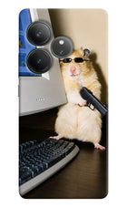 Hacker Hamster Realme GT 6 Hard Case Back Cover by Casekaro