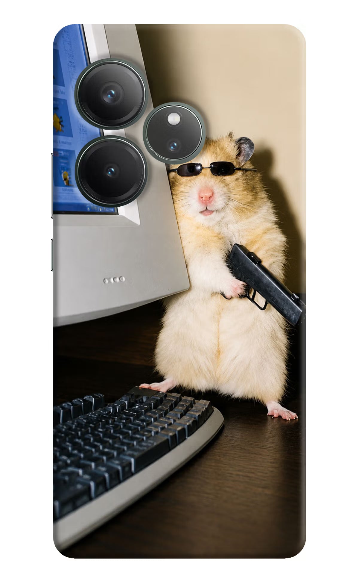 Hacker Hamster Realme GT 6 Back Cover