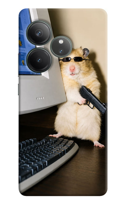 Hacker Hamster Realme GT 6 Hard Case Back Cover by Casekaro
