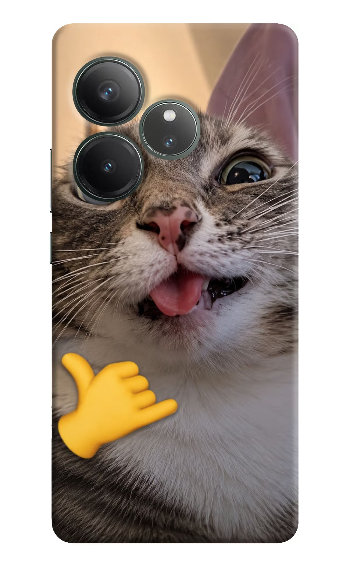 Silly Cat Call Realme GT 6 Back Cover
