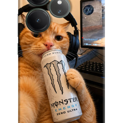 Gamer Cat Energy Realme GT 6 Hard Case Back Cover by Casekaro