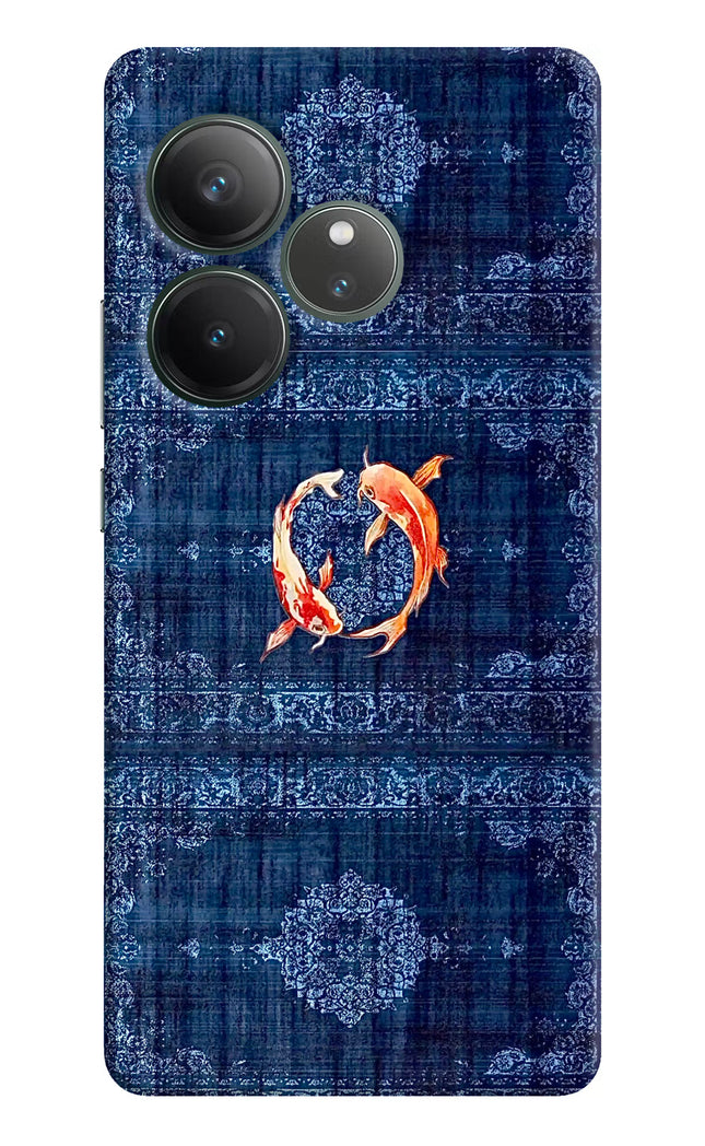 Koi Blue Realme GT 6 Hard Case Back Cover by Casekaro