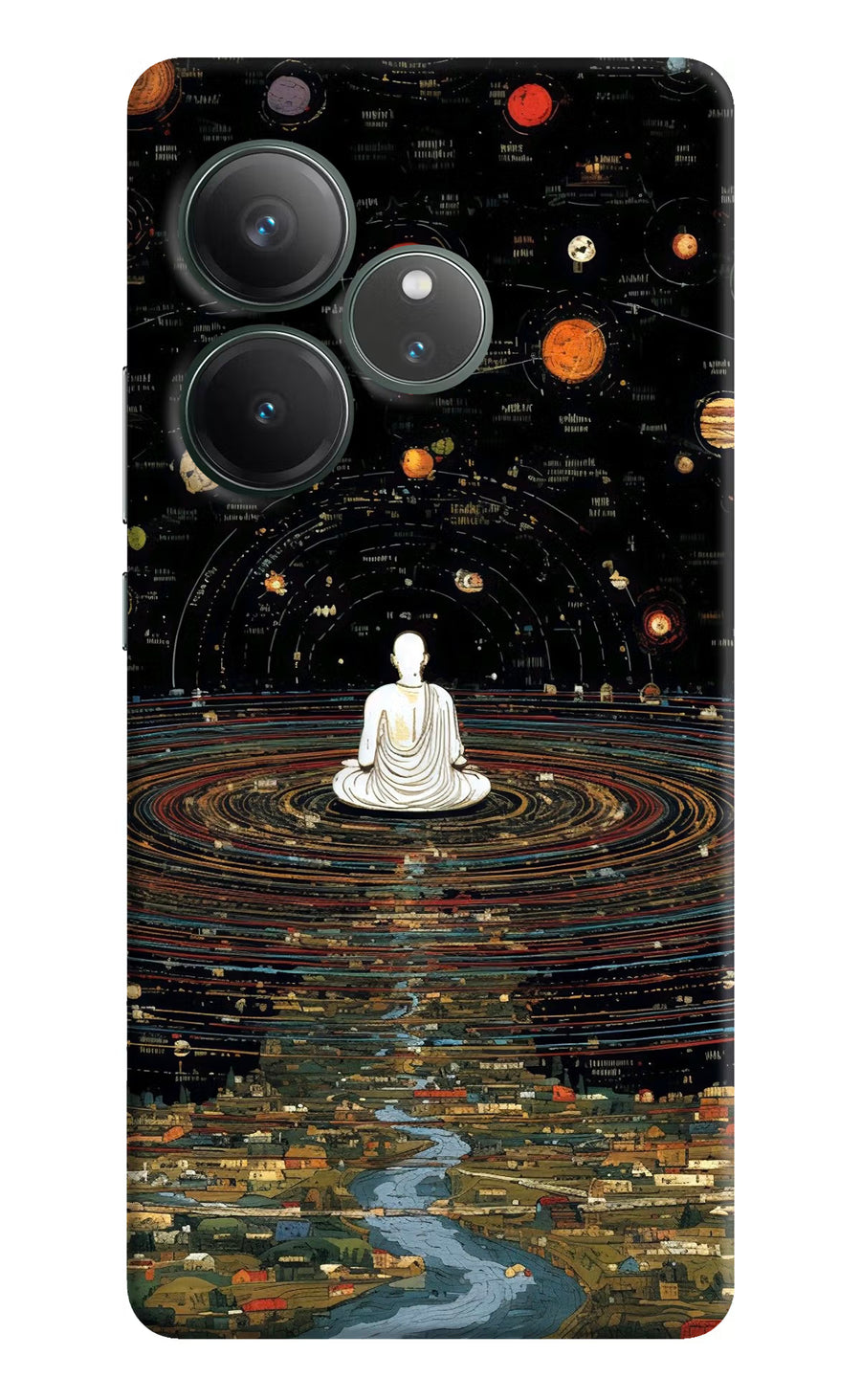 Space Monk Realme GT 6 Back Cover, Hard case