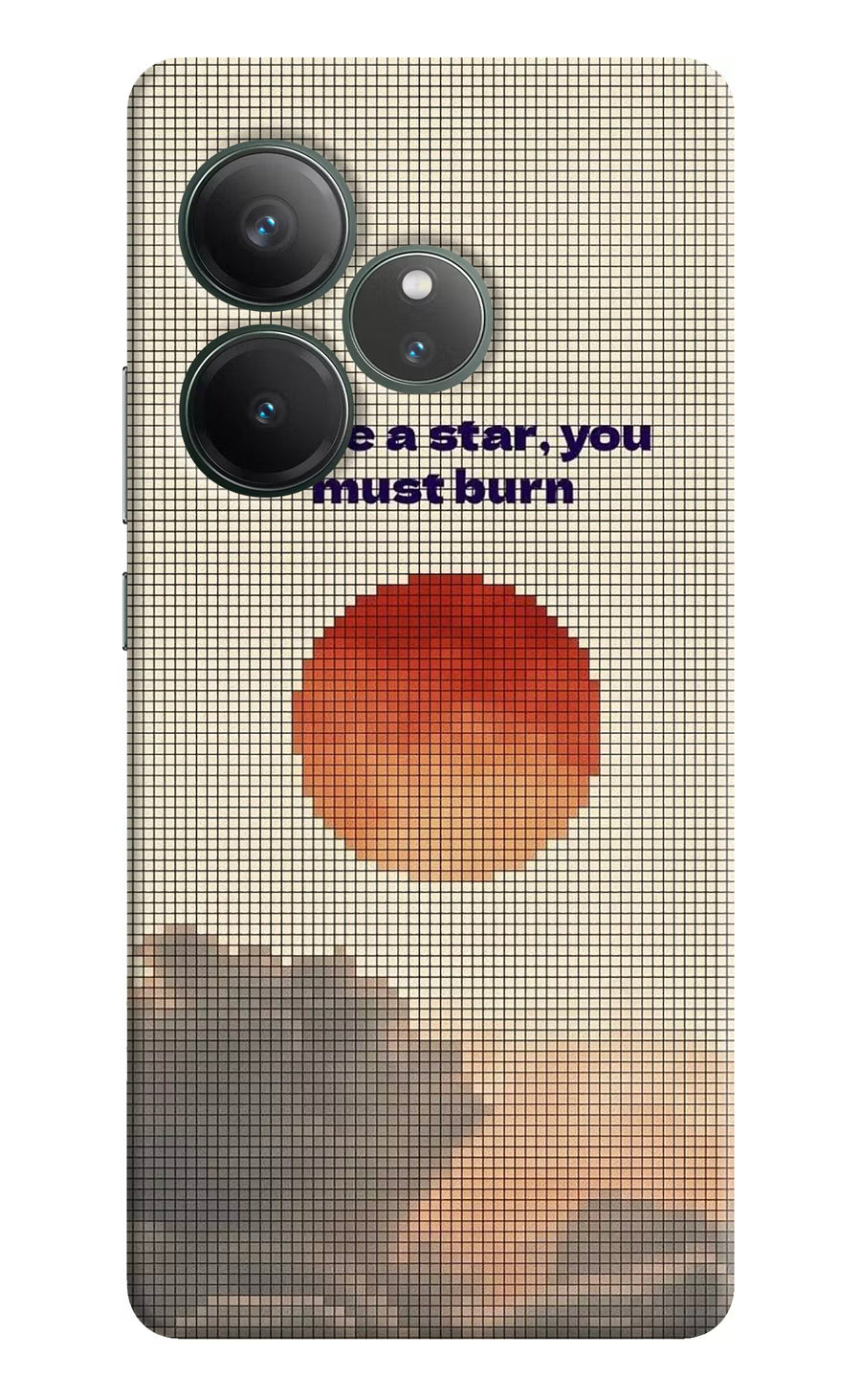 Pixel Sun Realme GT 6 Back Cover, Hard case