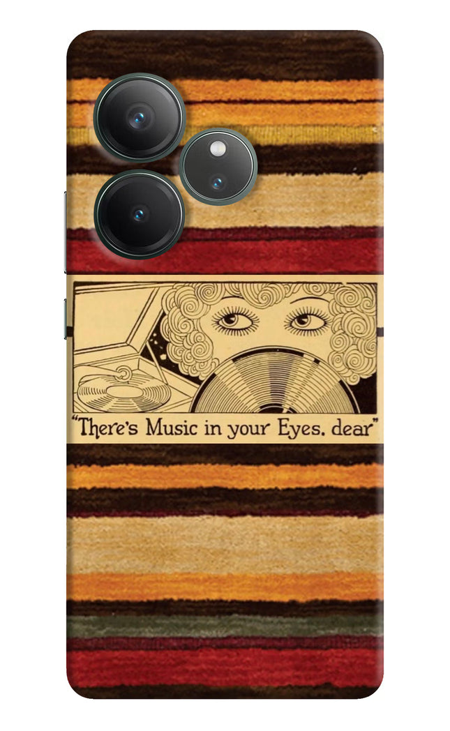 Vinyl Stripes Realme GT 6 Hard Case Back Cover by Casekaro