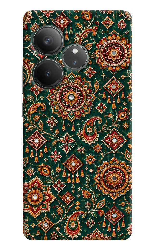 Green Pataka Realme GT 6 Hard Case Back Cover by Casekaro