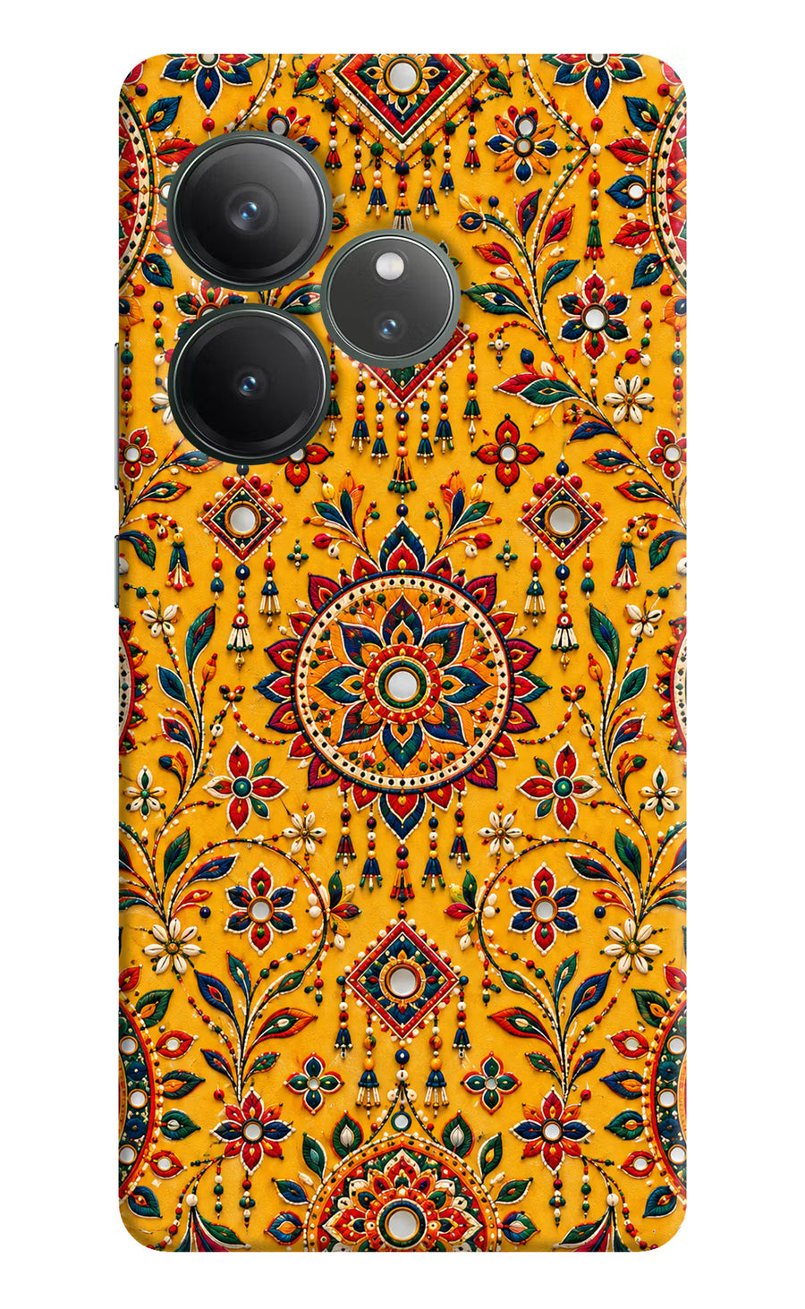 Sunlit Aura Realme GT 6 Back Cover, Hard case