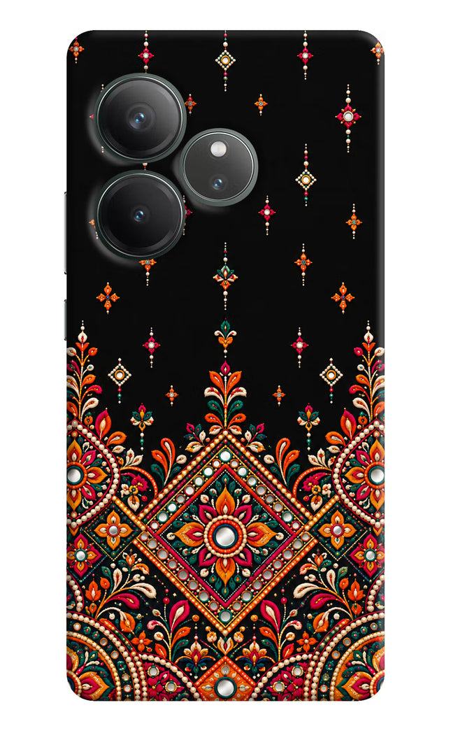Noir Mehfil Realme GT 6 Hard Case Back Cover by Casekaro