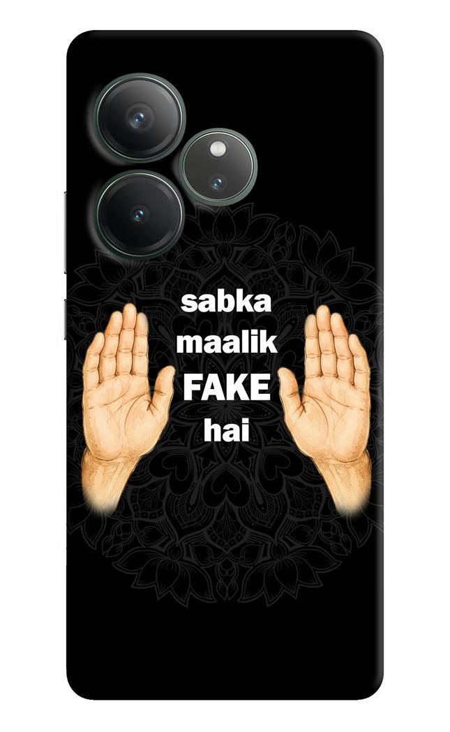 Sabka Malik Fake Realme GT 6 Hard Case Back Cover by Casekaro
