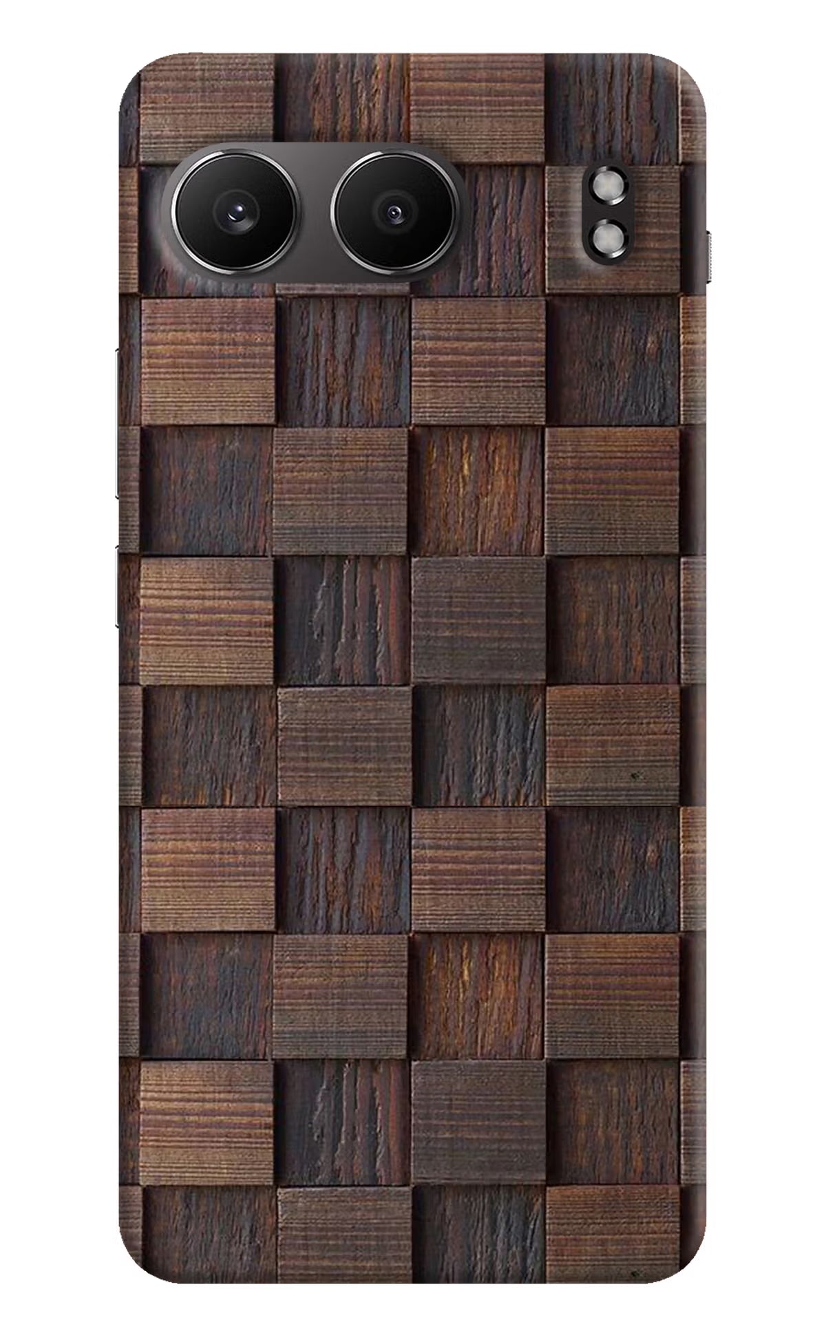 Wooden Cube Design OnePlus Nord 4 Hard Case Back Cover by Casekaro