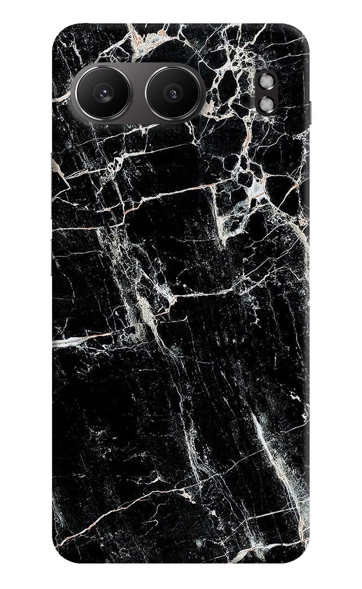 Black Marble Texture OnePlus Nord 4 Hard Case Back Cover by Casekaro