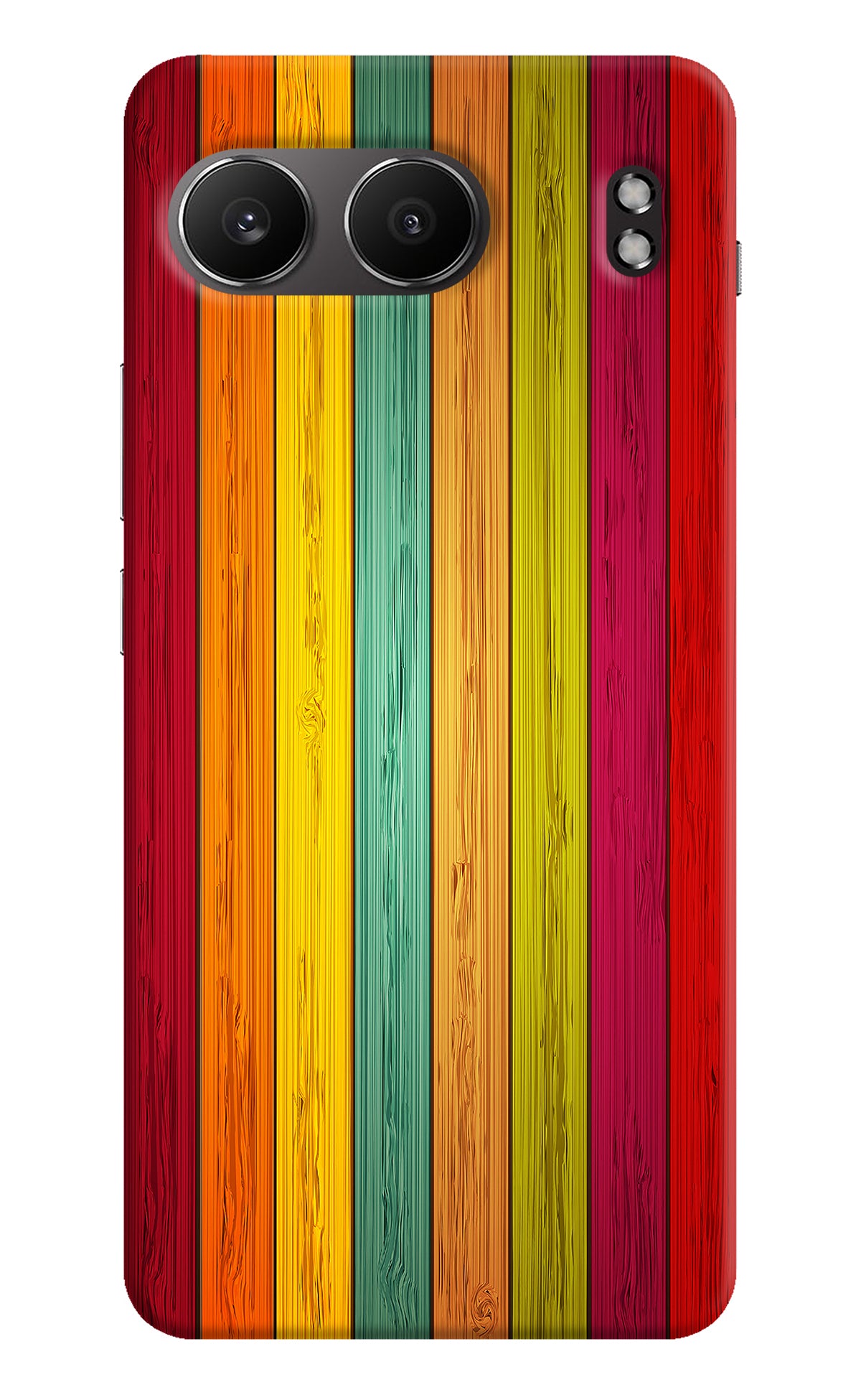 Multicolor Wooden OnePlus Nord 4 Back Cover