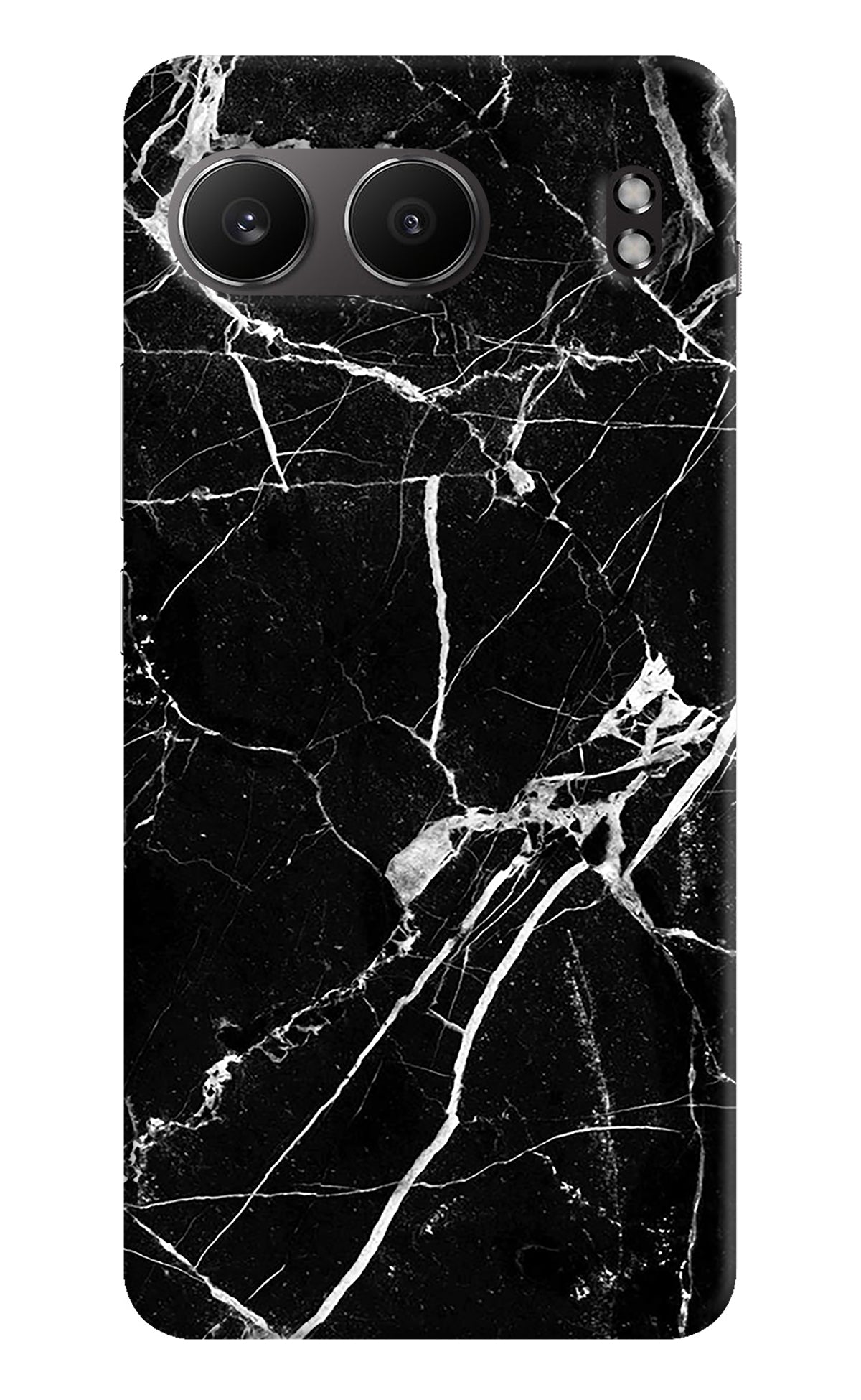 Black Marble Pattern OnePlus Nord 4 Back Cover