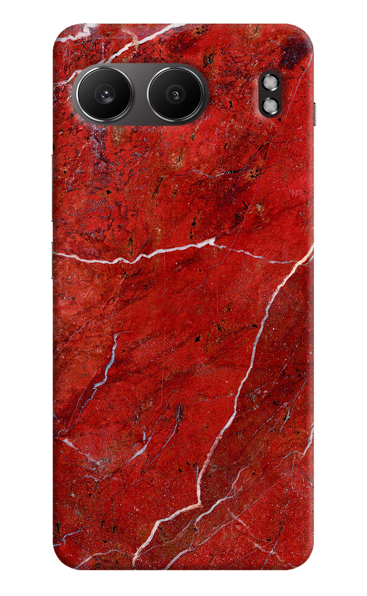 Red Marble Design OnePlus Nord 4 Back Cover