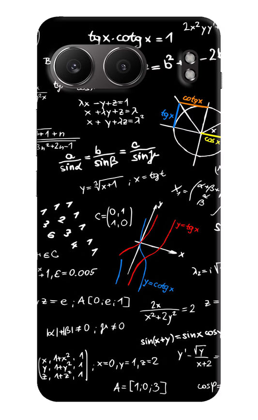 Mathematics Formula OnePlus Nord 4 Hard Case Back Cover by Casekaro
