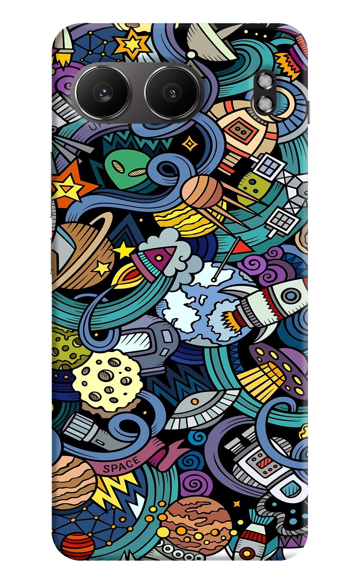 Space Abstract OnePlus Nord 4 Back Cover