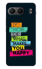 Do More Of What Makes You Happy OnePlus Nord 4 Hard Case Back Cover by Casekaro