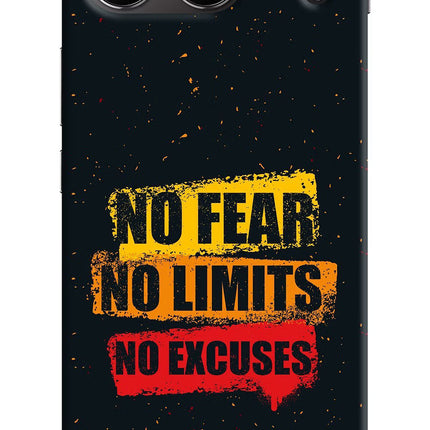 No Fear No Limits No Excuse OnePlus Nord 4 Hard Case Back Cover by Casekaro
