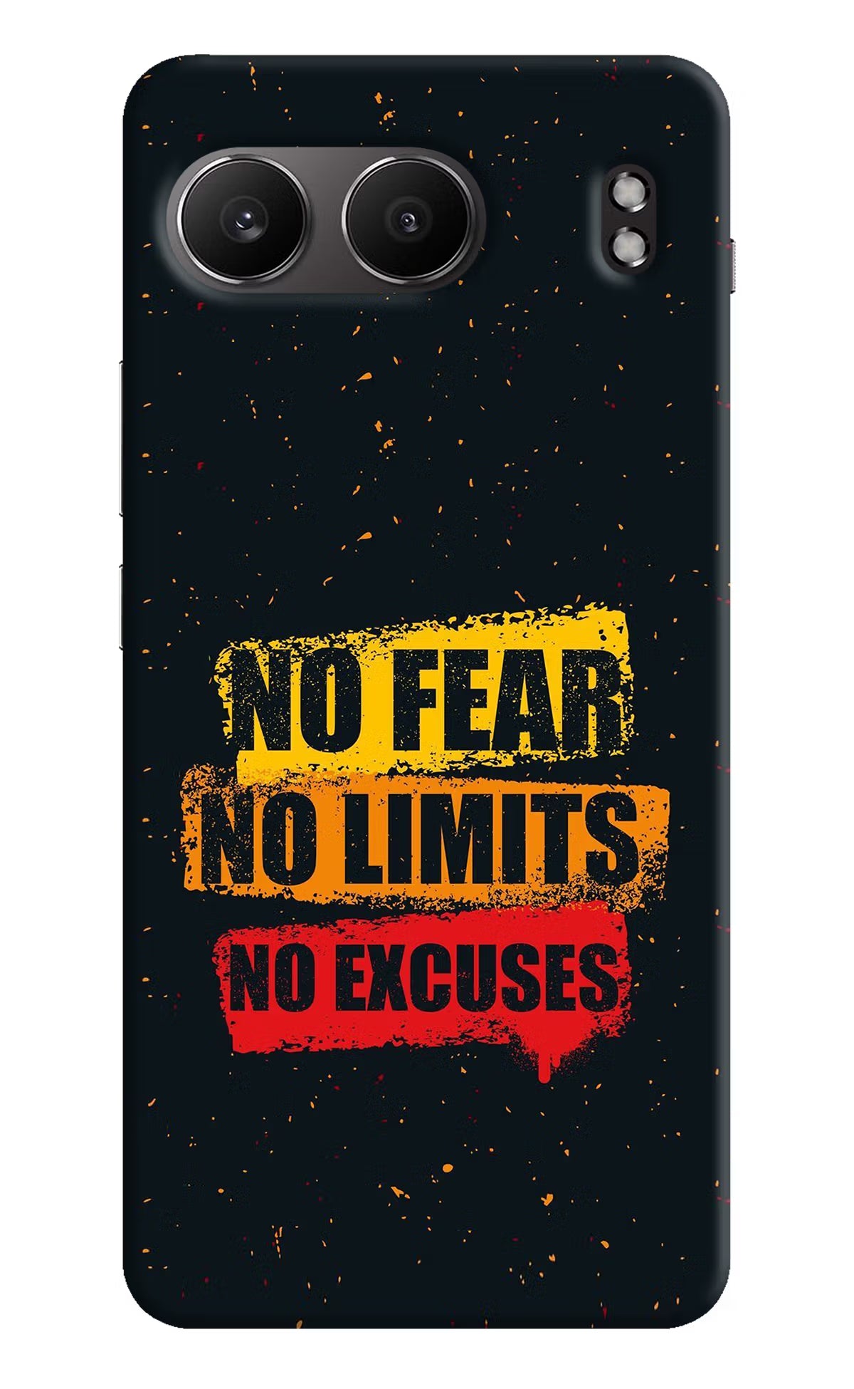No Fear No Limits No Excuse OnePlus Nord 4 Hard Case Back Cover by Casekaro